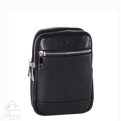 Сумка мужская кожаная 2023088-1BSH black Heanbag