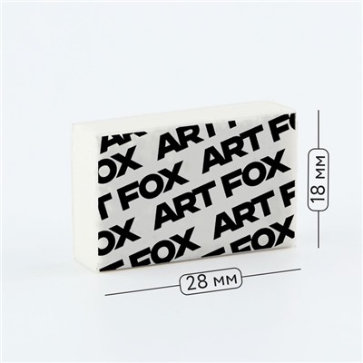 Ластик прямоугольный 28х18х8 мм ArtFox