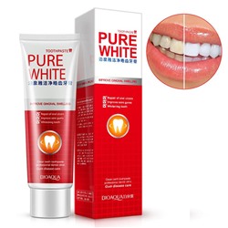 BioAqua Pure White Отбеливающая гелевая зубная паста с экстрактом клюквы  (арт. 2675)