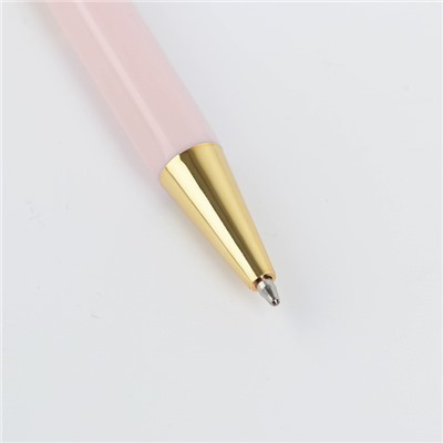 Ручка шариковая синяя паста 0.7 мм «С 8 марта» пластик с тиснением на корпусе