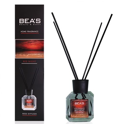 Ароматический диффузор с палочками Beas Red Night - Красная ночь 120 ml