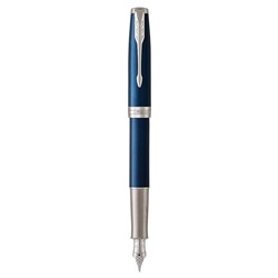 Ручка перьевая Parker Sonnet Subtle Blue СT, 0.8мм, черная, подар/уп 1950887