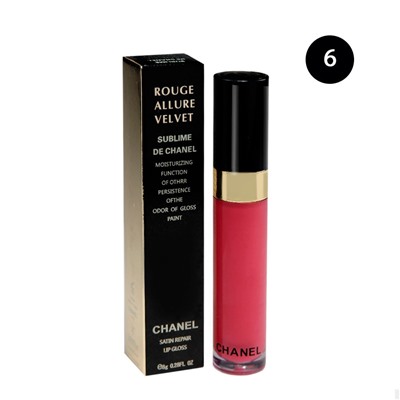 Блеск для губ Chanel Rouge Allure Velvet Sublime 8g №6  (1шт)