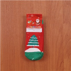 Носки теплые С Рождеством (размер 15-17) арт b225-1