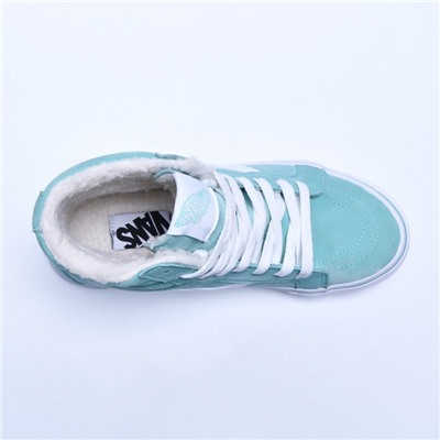 Кеды Vans Green c мехом арт w109-16