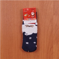 Носки теплые С Рождеством (размер 27-30) арт b225-12