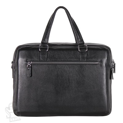 Портфель мужской кожаный 66275-1H black Heanbag