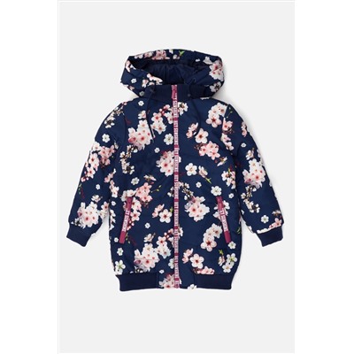 Куртка для девочек с цветочным принтом