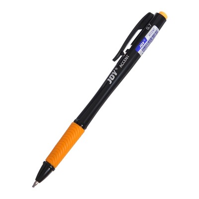 Ручка шариковая автоматическая ErichKrause JOY Accent, Ultra Glide, узел 0,7 мм, резиновый упор, супер-мягкое письмо, цвет чернил синий, МИКС