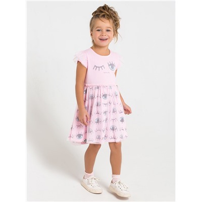 Платье для девочки Crockid КР 5502 розовое облако2 к203