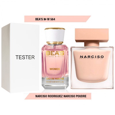 Тестер Beas Narciso Rodriguez Narciso Poudre (PINK) 50 ml for women арт. W 564 (без коробки)