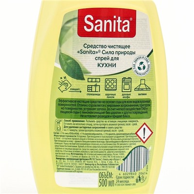 Средство чистящее SANITA, для кухни, спрей, 500 мл