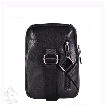 Сумка мужская кожаная 2023088-3BSH black Heanbag