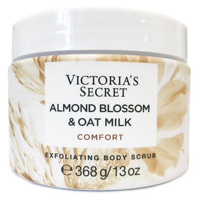 Отшелушивающий скраб для тела Victoria's Secret Almond blossom & oat milk comfort 368 g.