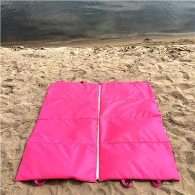 Пляжная сумка-лежак Морской бриз двухместный розовый