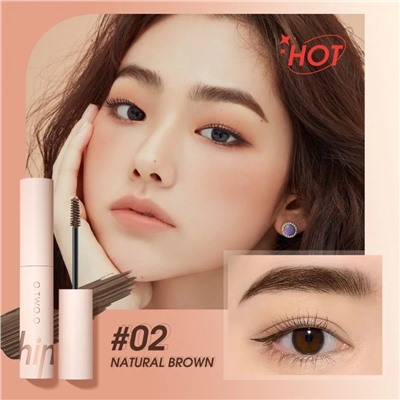 O.TWO.O Тушь для бровей Eyebrow Dyeing Cream арт. SE005 #2 (Natural Brown) 4 g.