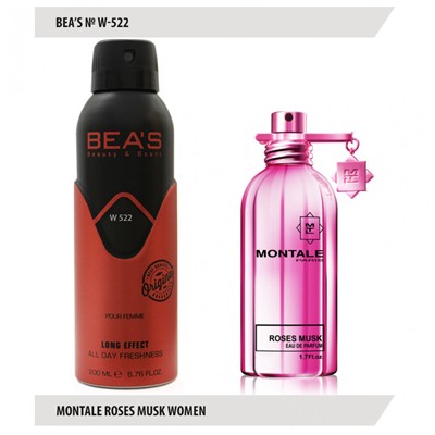 Дезодорант Beas Montale Roses Musk women 200 ml арт. W 522