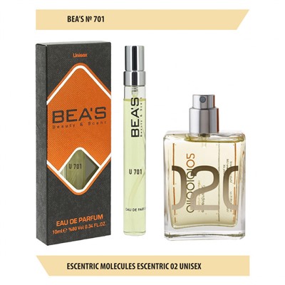 Компактный парфюм Beas U 701 Escentric 02 Molecules unisex 10 ml