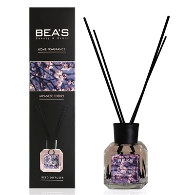 Ароматический диффузор с палочками Beas Japanese Cherry - Японская вишня 120 ml