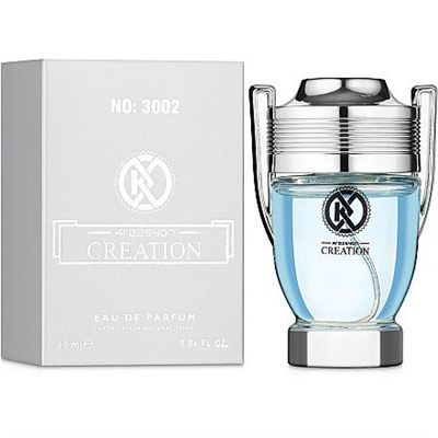 Kreasyon Creation No:3002 Paco Rabbane Invictus edp for man 25 ml