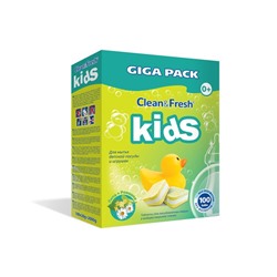 Таблетки для посудомоечных машин «Clean & Fresh» KIDS All in 1, 100 шт