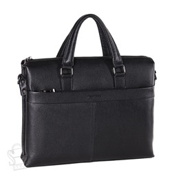 Портфель мужской кожаный 8688-3H black Heanbag