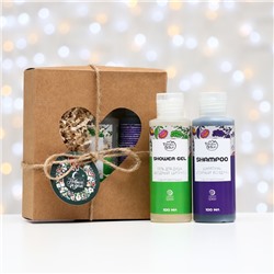 Подарочный набор органической косметики «Для тебя», новогодний: гель для душа, шампунь