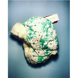 Теплая зимняя шапка-ушанка Reike цвет Green Fox