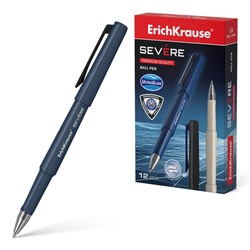 Ручка шариковая ErichKrause Severe, Ultra Glide Technology, узел 0,7 мм, чернила синие, корпус трехграный Soft-touch, супермягкое письмо