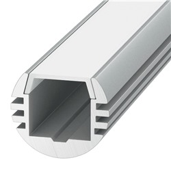 Накладной профиль SWG для светодиодной ленты, 2 м, 19 × 15 мм, матовый рассеиватель, 2 заглушки