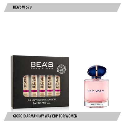 Парфюмерный набор Beas Джорджо Армани My Way Edp Women 5*5 ml W 578