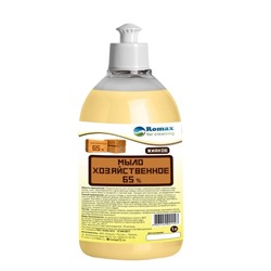 Жидкое хозяйственное мыло Romax 65%, 1 л