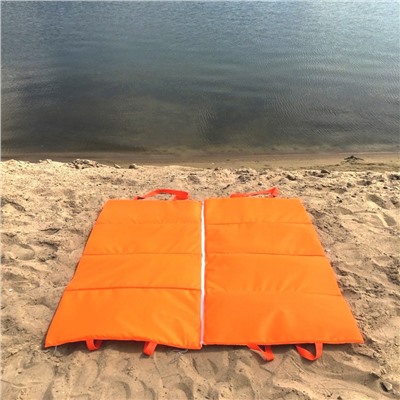 Пляжная сумка-лежак Морской бриз двухместный оранжевый