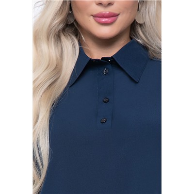 Блуза "Ирэн" (темно-синяя) Б7131