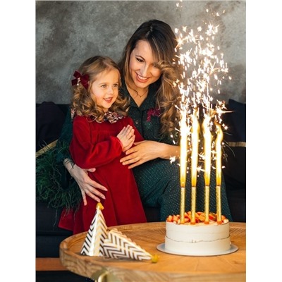 Фейерверк для торта Birthday Candle 6 штук 12 см.