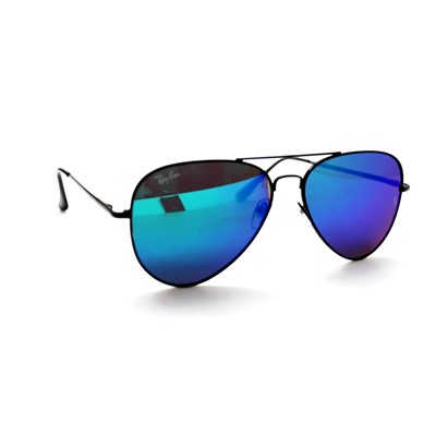 Реплика Ray-Ban 3026 черный сине-зеленый