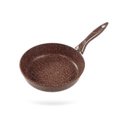 Сковорода-гриль 24 см, коричневая
