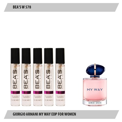 Парфюмерный набор Beas Джорджо Армани My Way Edp Women 5*5 ml W 578