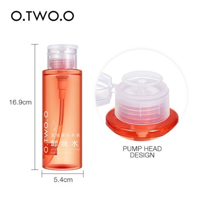 O.TWO.O Средство для снятия макияжа с гиалуроновой кислотой Hyaluronic acid moisturizing Makeup Remover Deep Cleaning Soft Texture арт. SC015 300 ml