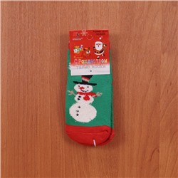 Носки теплые С Рождеством (размер 15-17) арт b225-4