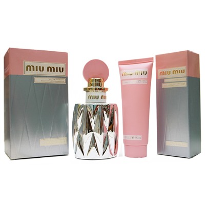 Подарочный набор Miu Miu Fleur D'argent Eau De Parfum Absolue - Духи 100 ml + Крем для рук 75 ml