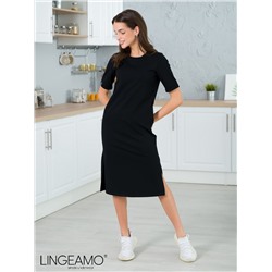 Трикотажное женское удлиненное платье-футболка Lingeamo ВП-08 (7)