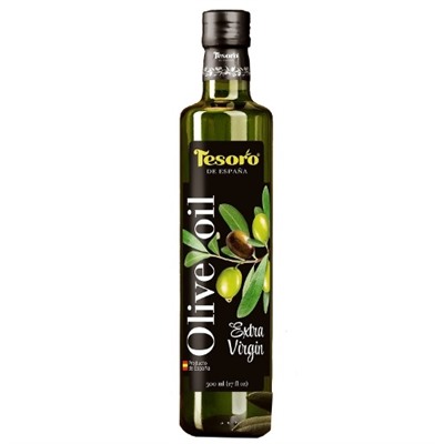 Оливковое масло TESORO 500мл EXTRA VIRGIN Испания