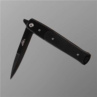 Нож складной черный, клинок 9,5см