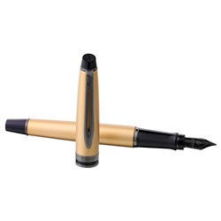 Ручка перьевая Waterman Expert Gold RT, 0.8мм, синяя, подар/уп 2119257