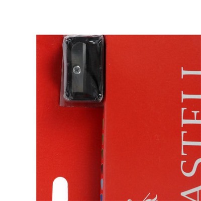 Карандаши 24 цвета Faber-Castell Eco трёхгранные с точилкой, картонная коробка