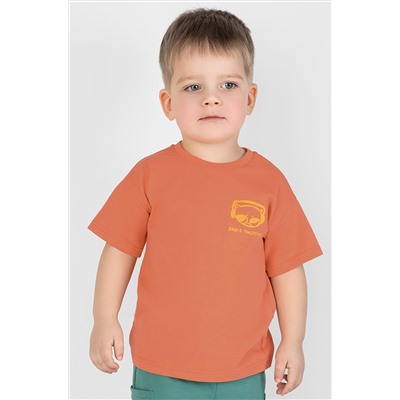 Детская хлопковая футболка оверсайз из супрема Bossa Nova
