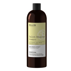 Ollin Шампунь для окрашенных волос с маслом виноградной косточки / Salon Beauty, 1000 мл