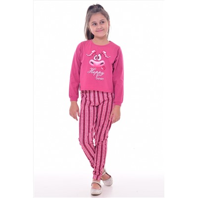 Пижама подростковая 12-086 (розовый) Бык