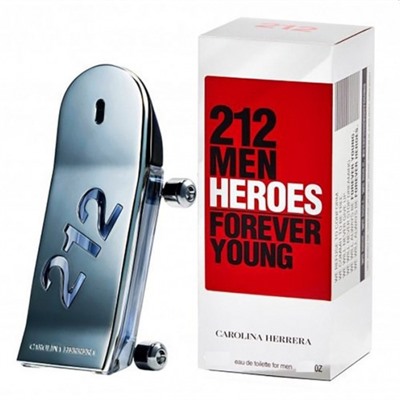 Мужская парфюмерия   Carolina Herrera 212 Men Heroes Forever Young 90 ml